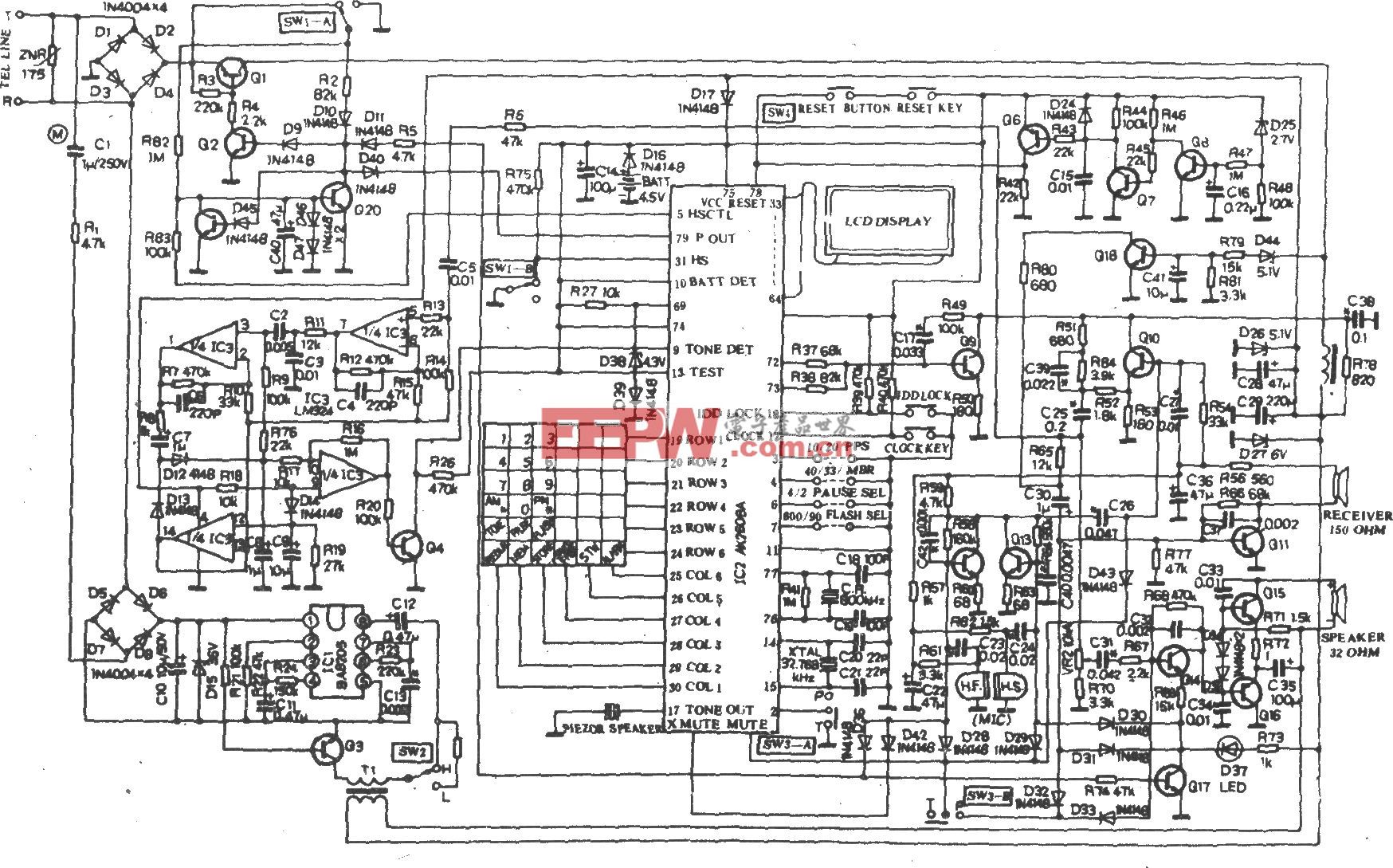 HA30(III)P／TSDL型電話機