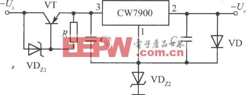 CW7900构成的高输入-高输出电压集成稳压电源电路之四