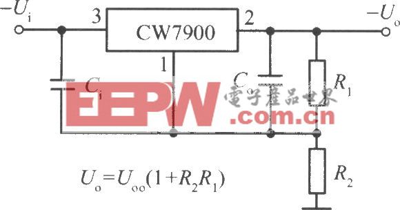 CW7900构成的高输出电压集成稳压电源电路之一