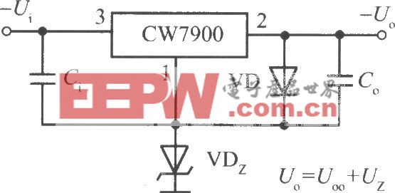 CW7900构成的高输出电压集成稳压电源电路之二