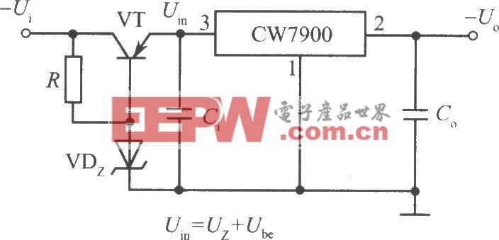 CW7900构成的高输入电压集成稳压电源电路之二