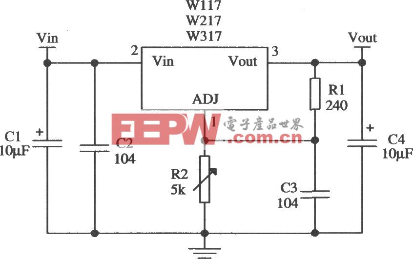 W317L／W317M／W317系列三端可調正集成穩壓器的應用
