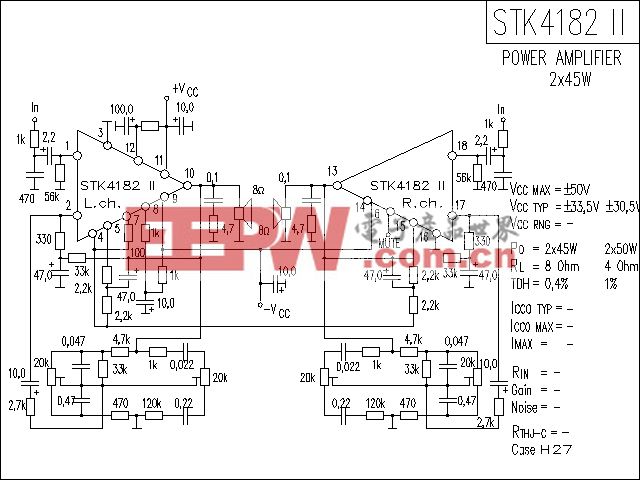STK4128功放电路