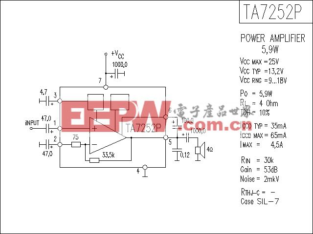 TA7252P功放电路