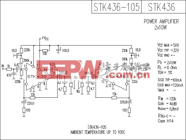 STK436功放电路