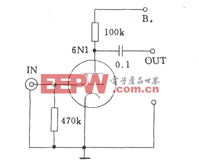 電子管輸入電壓放大器的輸入方式