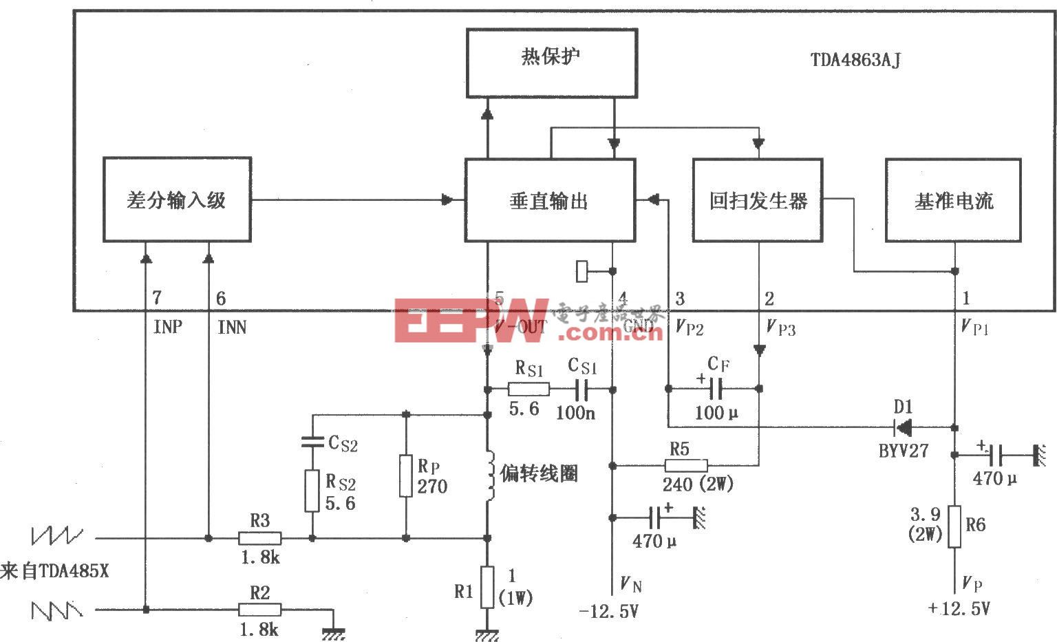 TDA4863AJ基本应用电路(二)