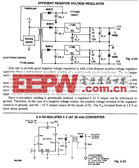 Efficient negative voltage regulator circuit
