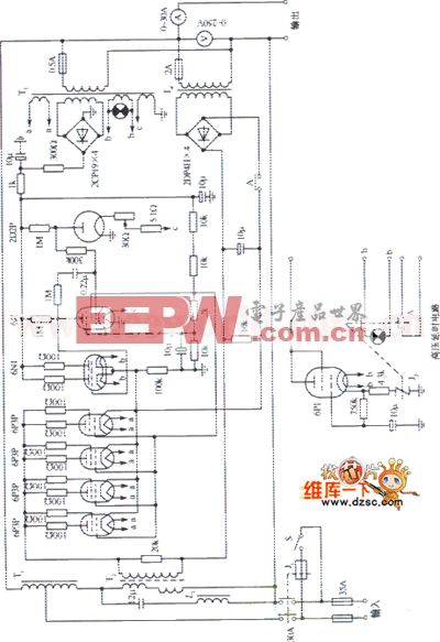 614-C2（5kVA） 交流稳压器电路图