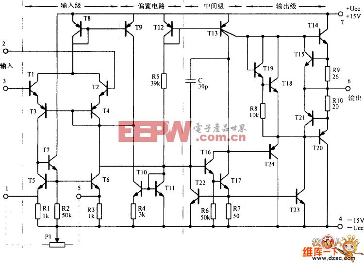 >f007集成电路电路图