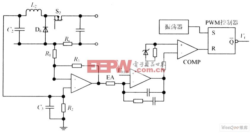 金卤灯电子镇流器恒功率控制电路图