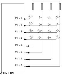 单片机矩阵式键盘接口技术及程序设计