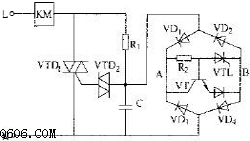 光控晶闸管交流接触器电路图