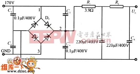 直流稳压电路图