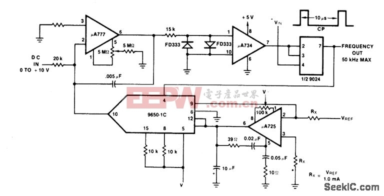 电压-频率转换器电路(一)