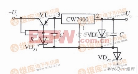 由CW7900构成的高输入-高输出电压集成稳压电源电路之三