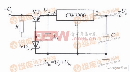 由CW7900构成的高输入电压集成稳压电源电路之二