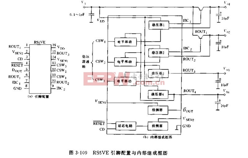 RS5VE系列稳压器电路的应用