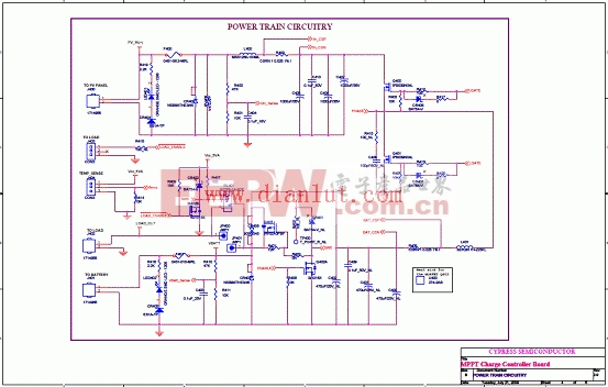 MPPT太阳能充电控制板电路图(1)