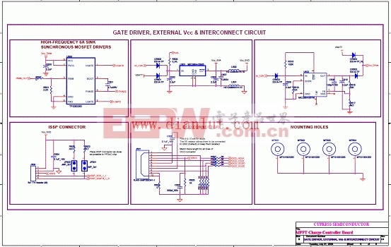MPPT太阳能充电控制板电路图(2)