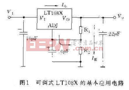 可调式LT108X的基本应用电路