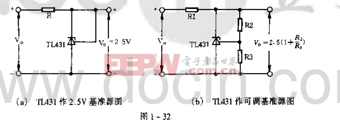 TL431作为稳压二极管连接方式