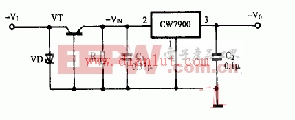 采用CW7900构成的高输入/出电压集成稳压电源电路
