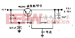 5.0V/10A稳压器电路原理图