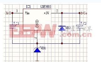 5v稳压电源电路图 (四个原理图)