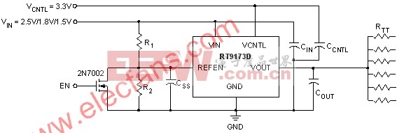 RT9173D简单应用电路