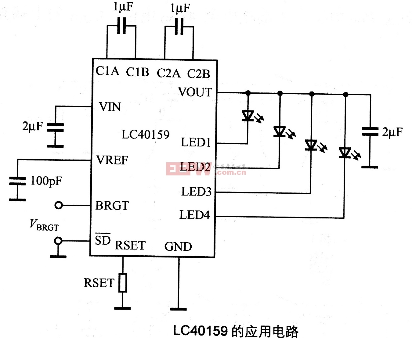 LC40159的应用电路