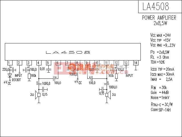 la4508功放电路