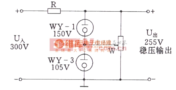 稳压电子管电路图