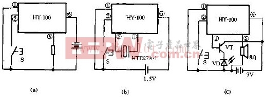 HY-100的应用电路原理图