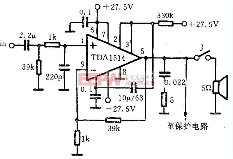 TDA1514功率放大电路设计