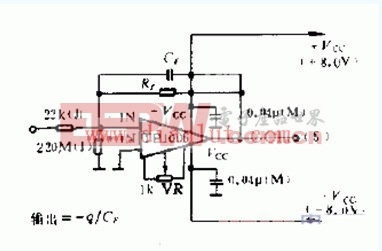 电荷型放大器电路电路图