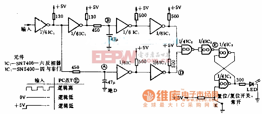 脉冲频率检测电路图