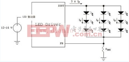 LED驱动的串联/并联阵列电路设计