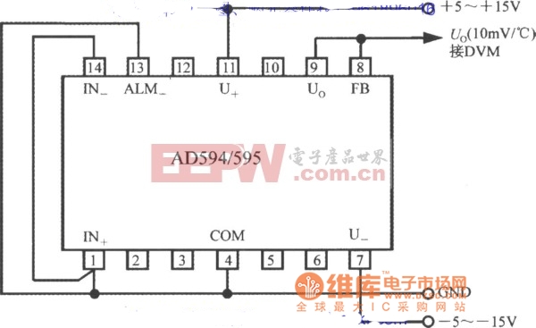 产生S／R(置位/复位)脉冲电路(集成磁场传感器HMC1001/1002)电路图