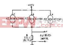 AD590温度传感器电路