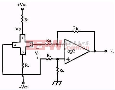 霍尔元件的供电定电压驱动电路