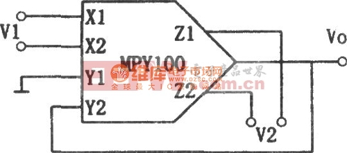 除法电路1(MPY100)电路图 