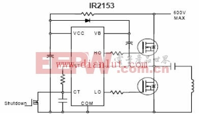 MOSFET管IR2153应用电路