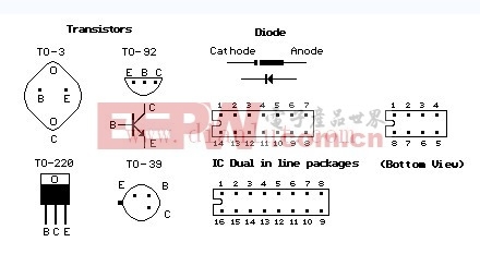 晶体管/二极管/集成电路符号