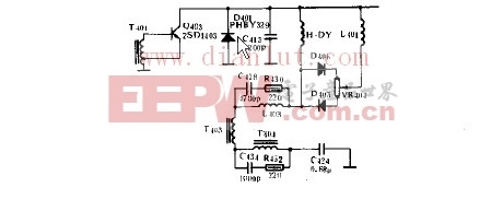 简易GW500A输出级电路的电路图