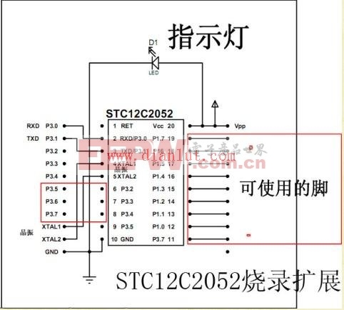 STC89C52RC扩展图