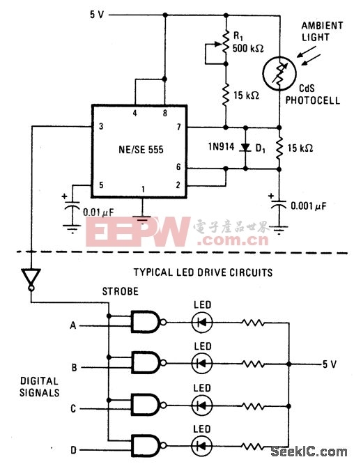 LED亮度控制电路
