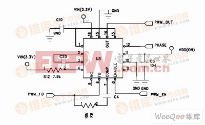 SANGMEI WD50-200W电源模块的BUCK降压PWM控制模块电路