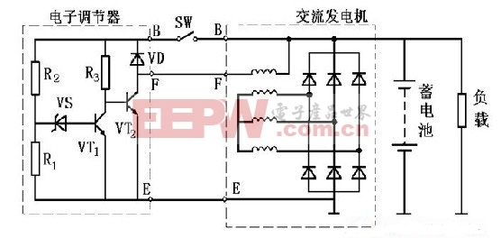 电子调节器基本电路