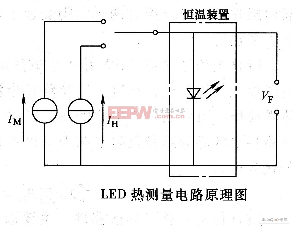 LED热测量电路原理图